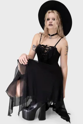 Anshee Lace-Up Dress FlatlockSeam Holiday Wear