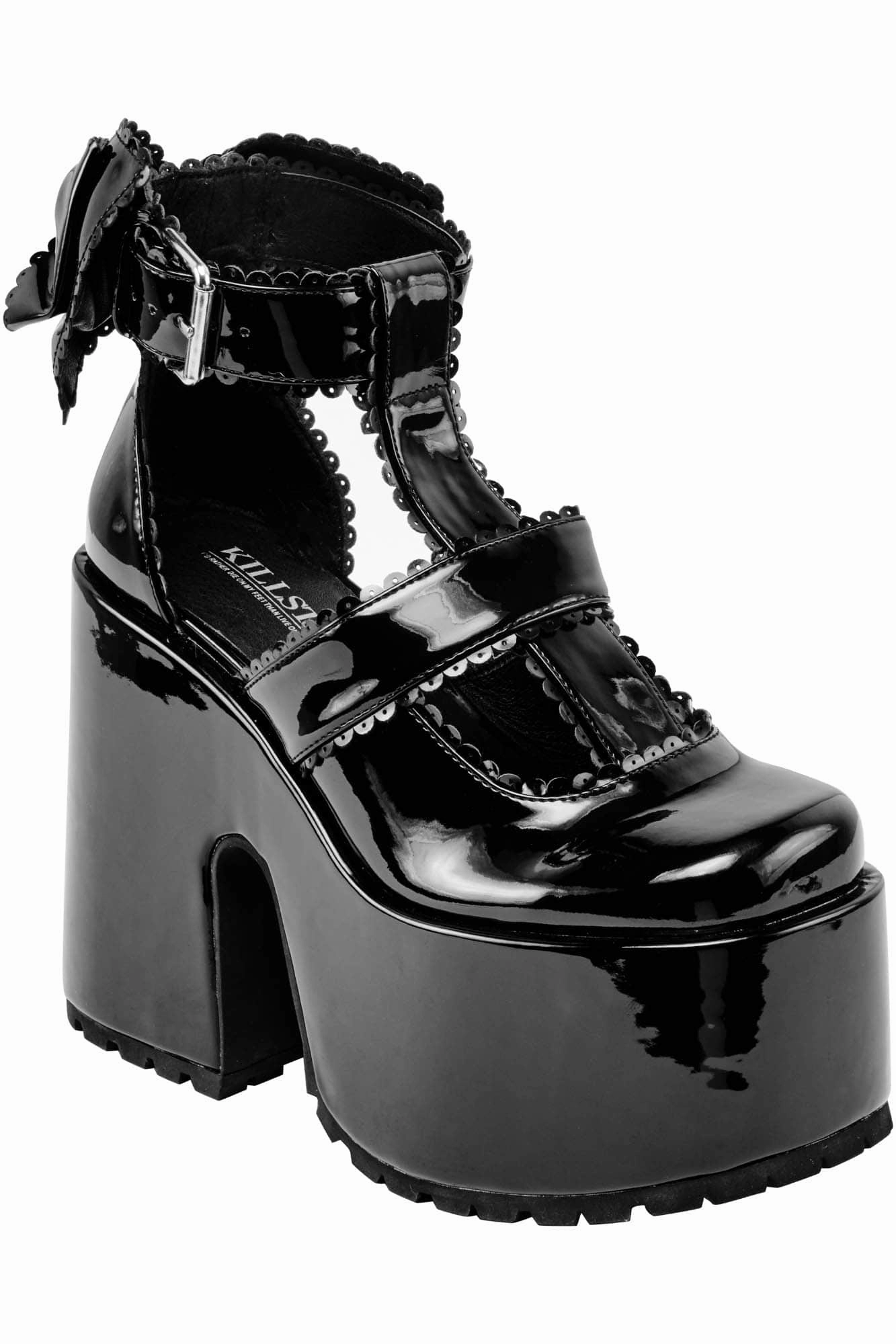 Pricilla Platforms Elegant Slip-On Heels Easy to Wear