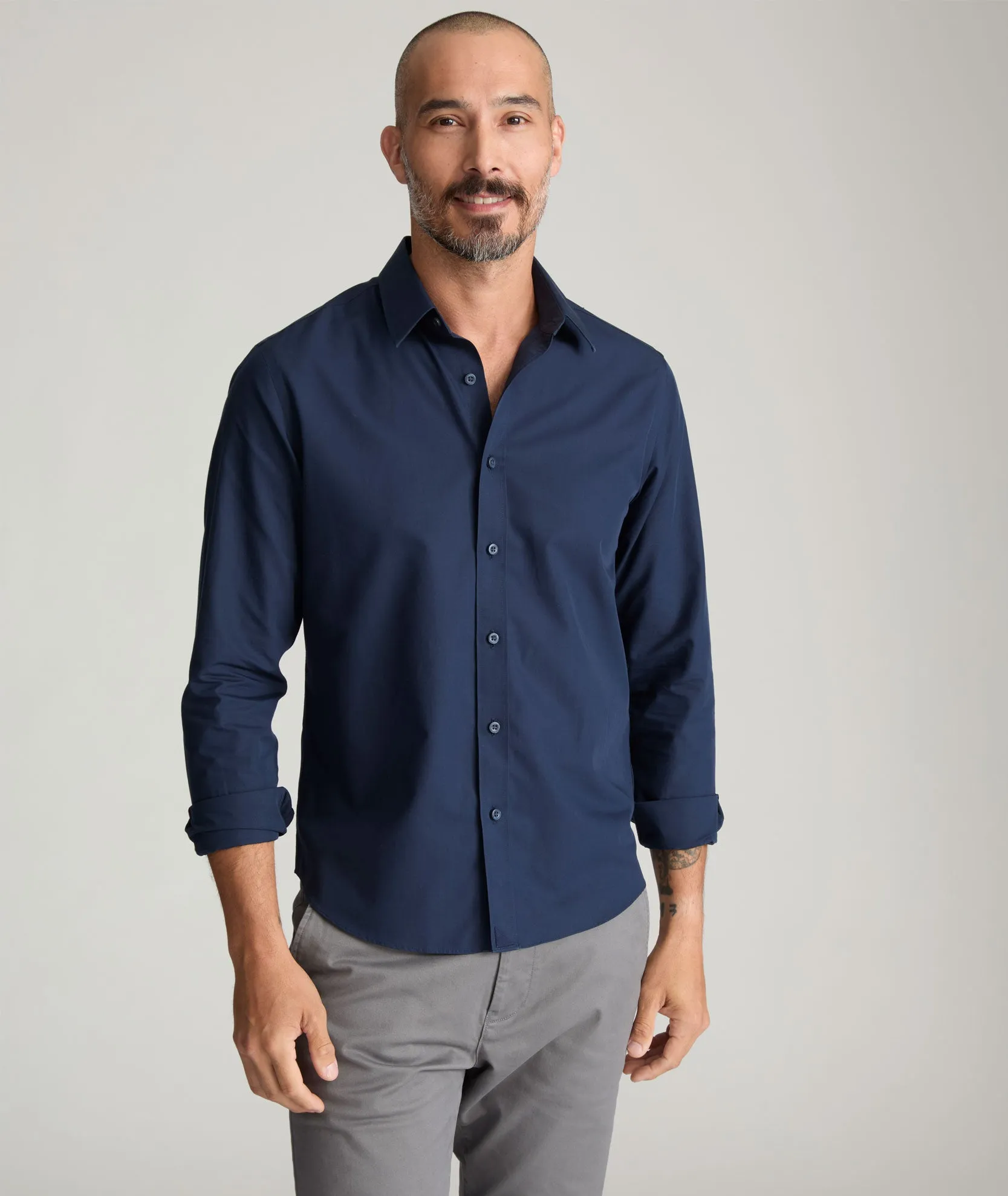 Wrinkle-Free Castello Shirt Effortless Style
