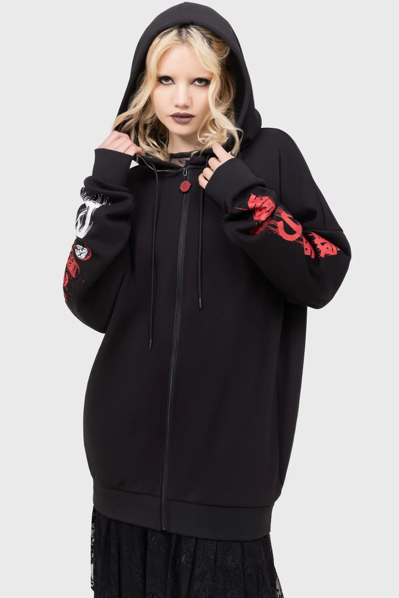 Psychos Only Hoodie Durable Yarn Minimalist Outfit