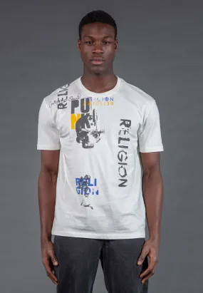 PUNK COLOUR T-SHIRT OFF WHITE Cozy Fit
