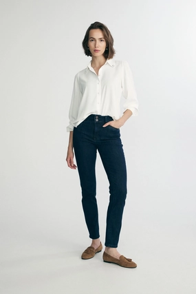 comfortable option Timeless Fashion Push up high waist slim jean with ribbon