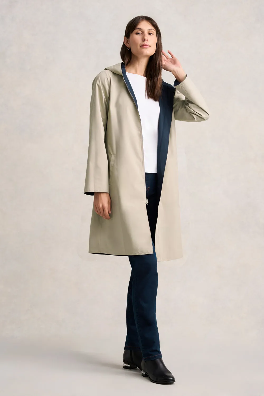 Reversible Raincoat - Ink & Stone Comfort Flex Fit Soft Comfort Design