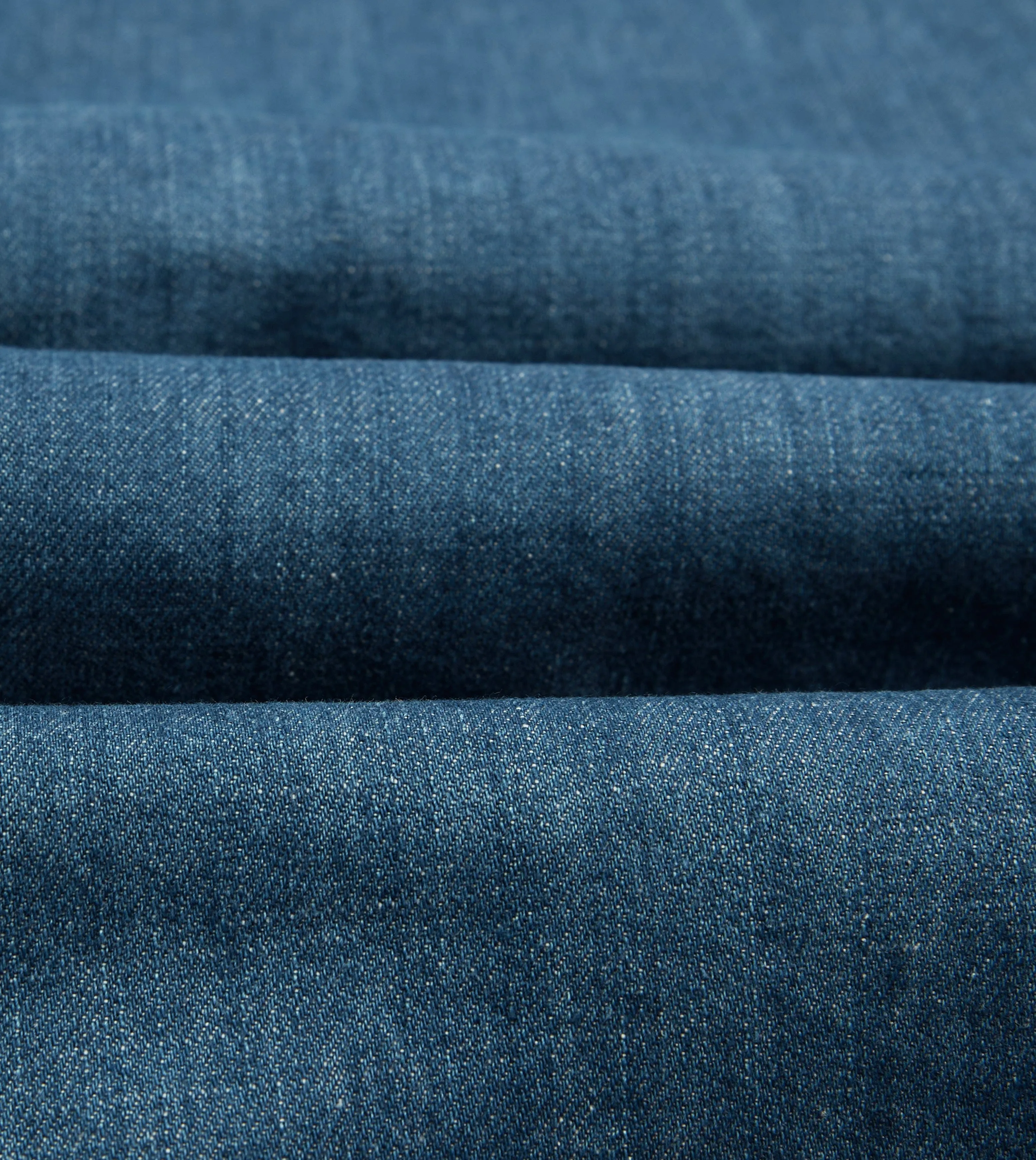 Stone Wash Denim Two-Pocket Western Shirt Metallic Finish