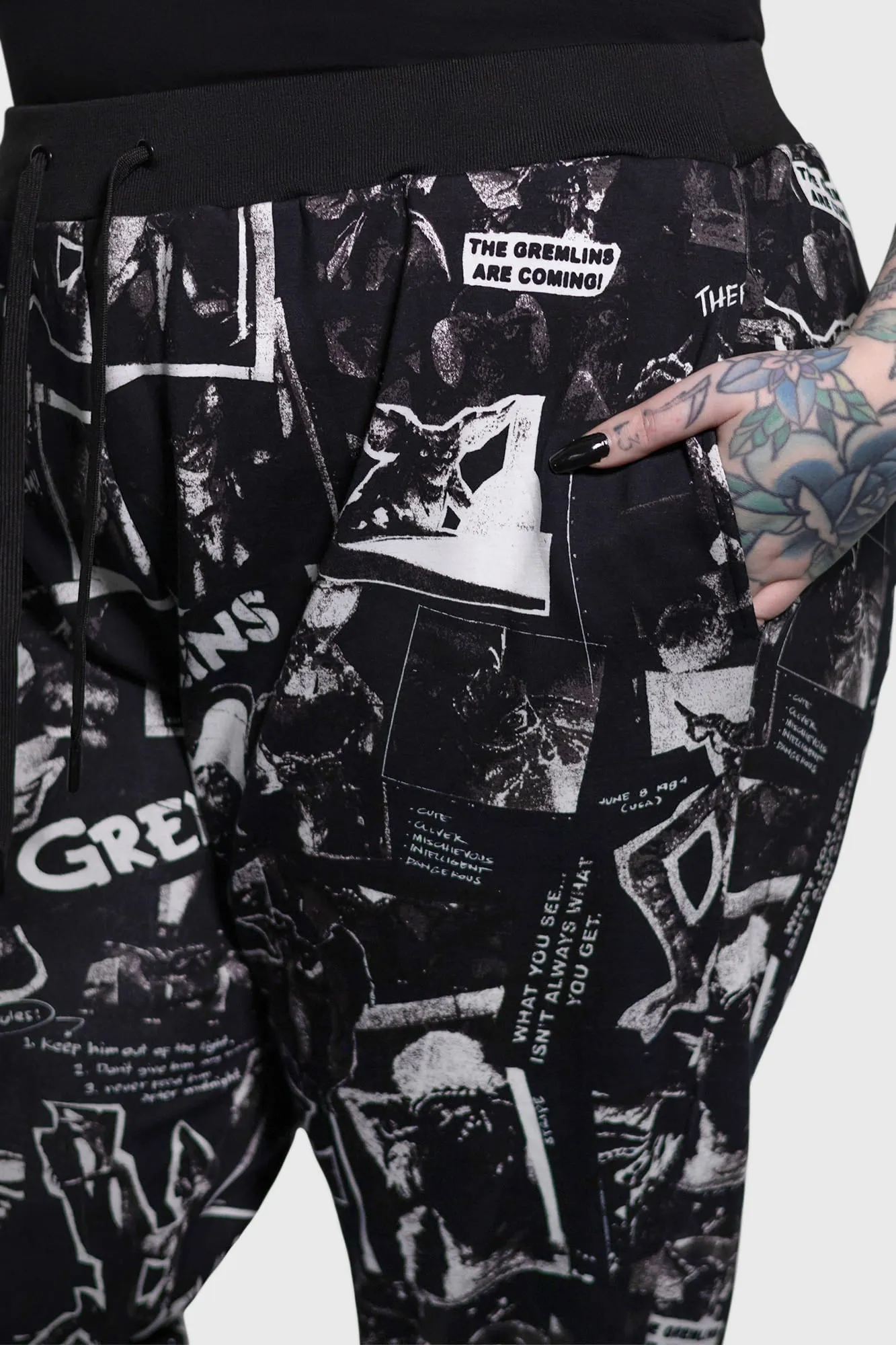 The Gremlins Are Coming Jogger Stretchy Waist