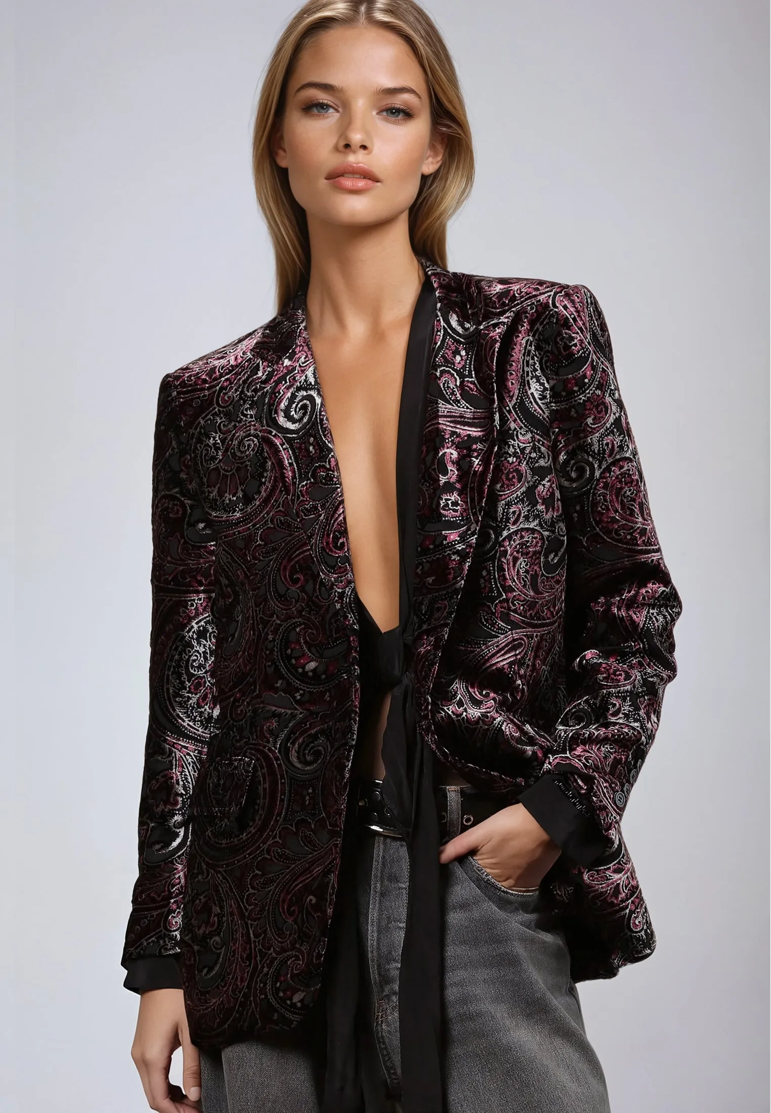 Glove Friendly Cuff Design OBERON JACKET PAISLEY