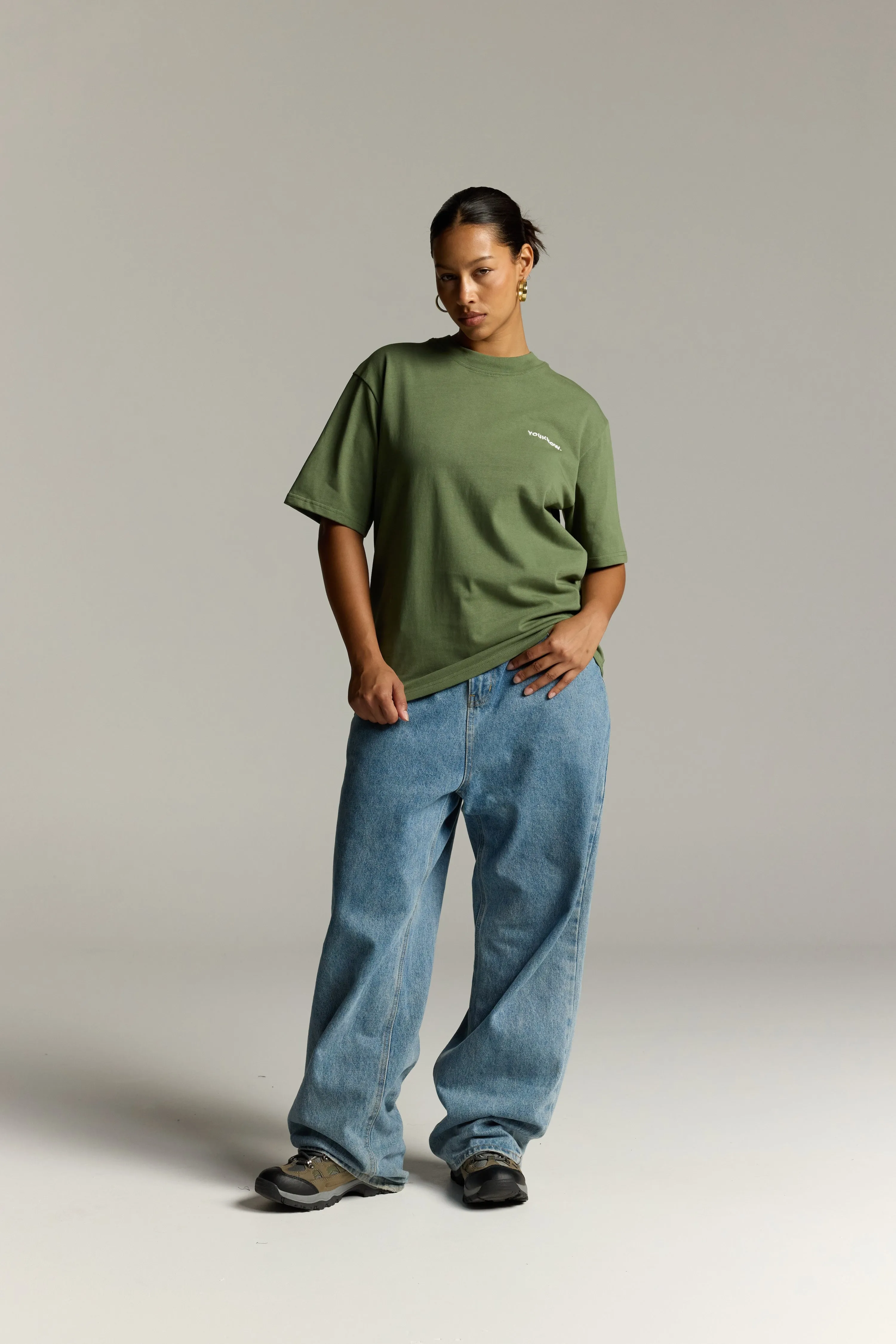 Core Standard Heavyweight Tee | Olive Job Interview
