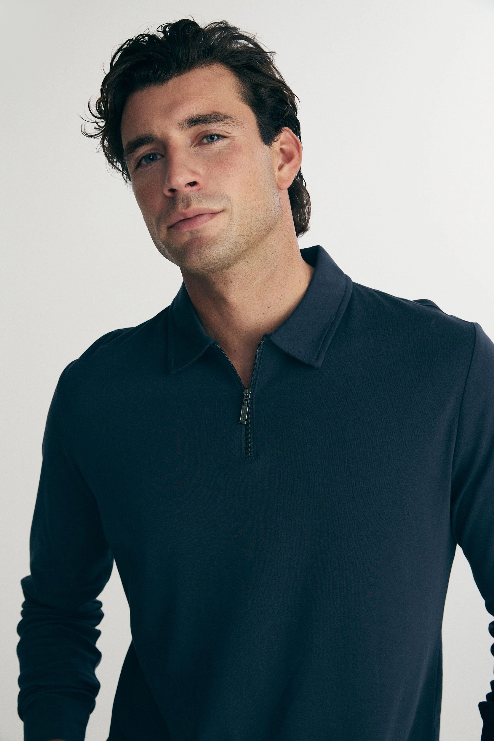 Pima cotton long sleeves polo golf club
