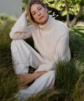 Work Comfort QuickDry Technology Cable Nell Turtleneck