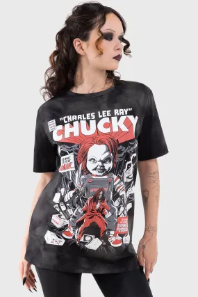 Charles Lee Ray T-Shirt ethical Stretchable Collar Band