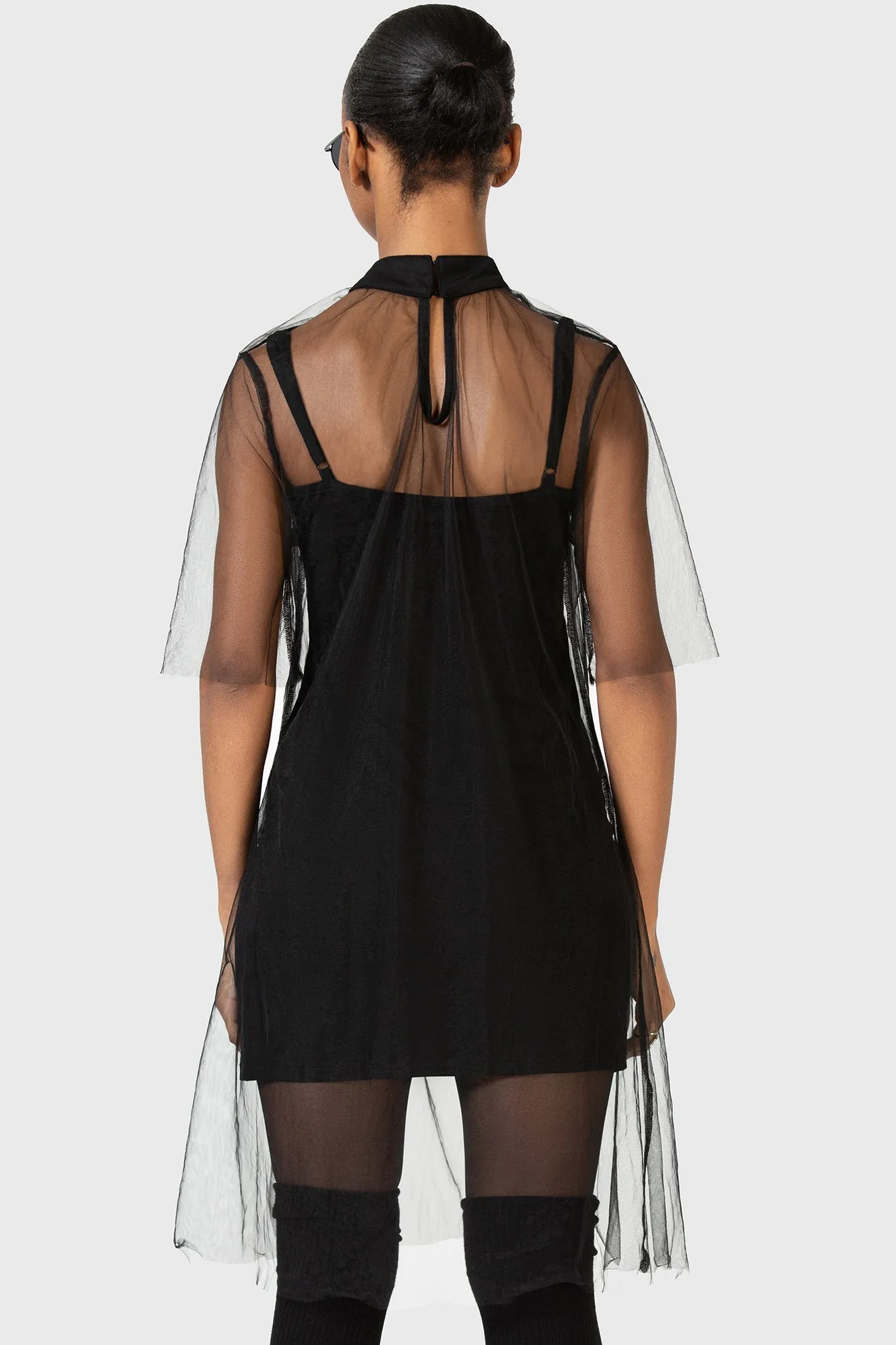 Soft Fabric Modern Finish Ravaged Spirit Mini Dress