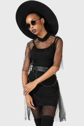 Timeless Comfort Wear Smart and Sleek Ravaged Spirit Mini Dress