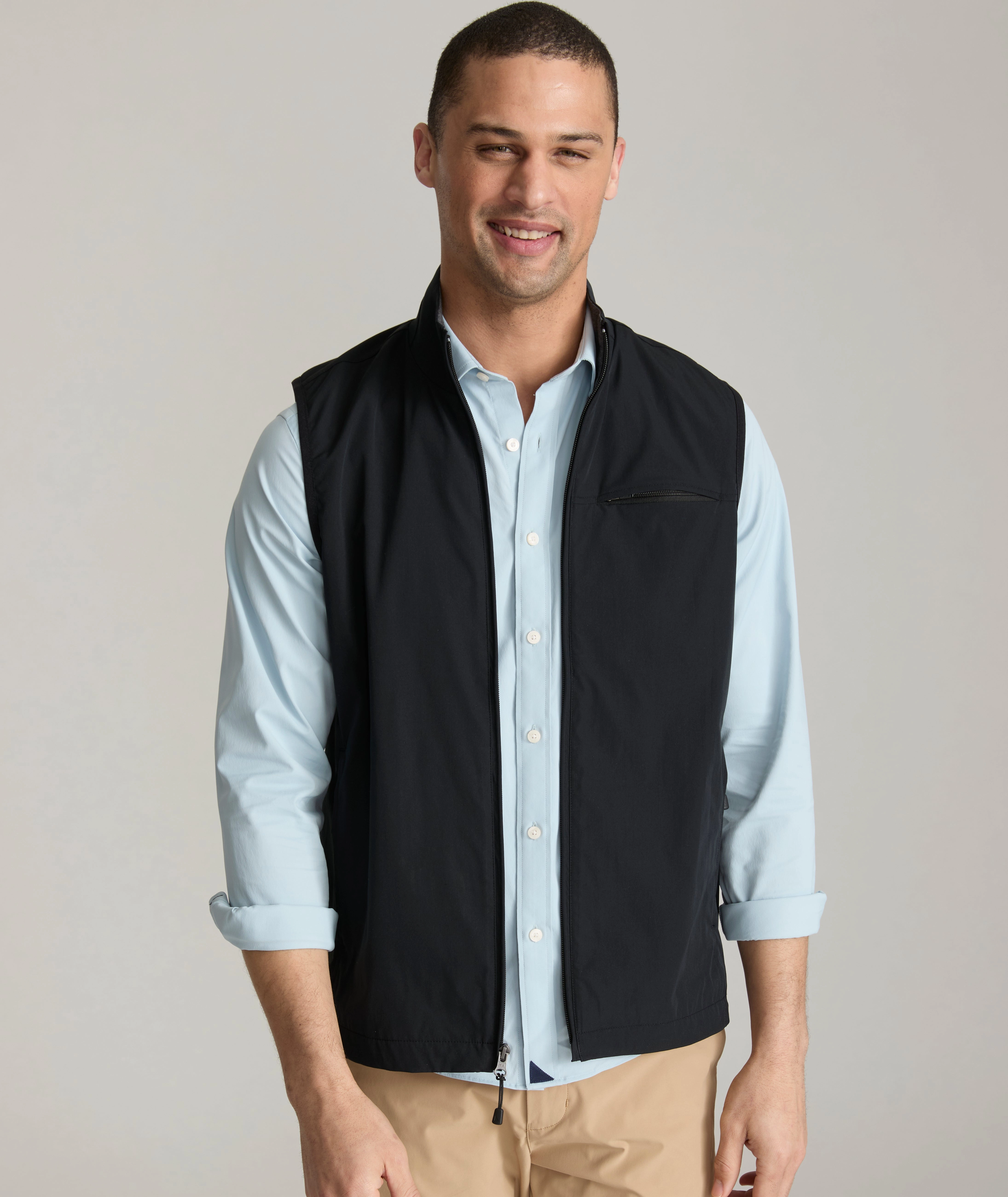 Packable Construction Magnetic Fasteners Performance Vest