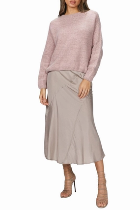 Rebel Sweater In Powder Cozy Appeal