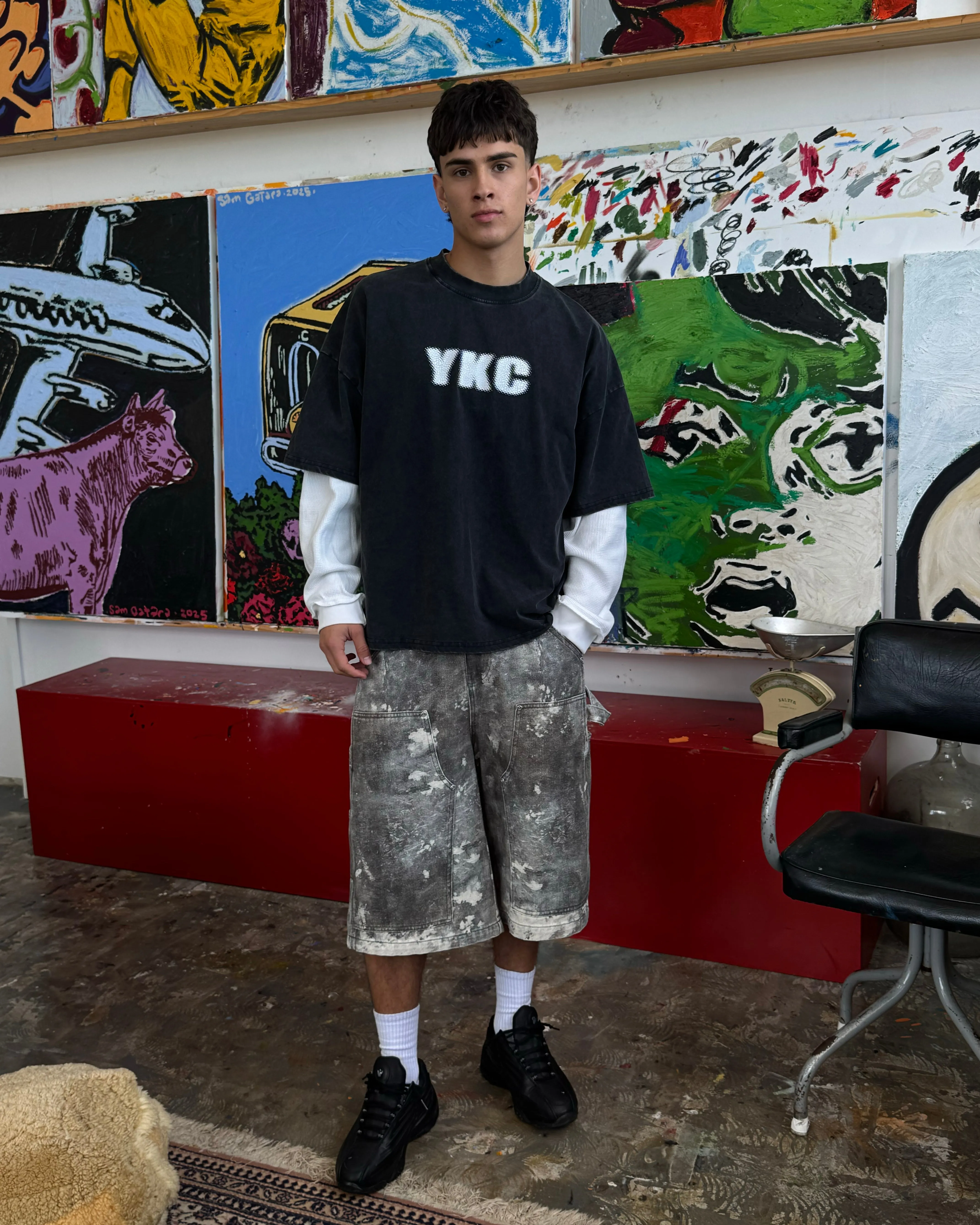 Recon Tee | Washed Black Breathable and Comfortable