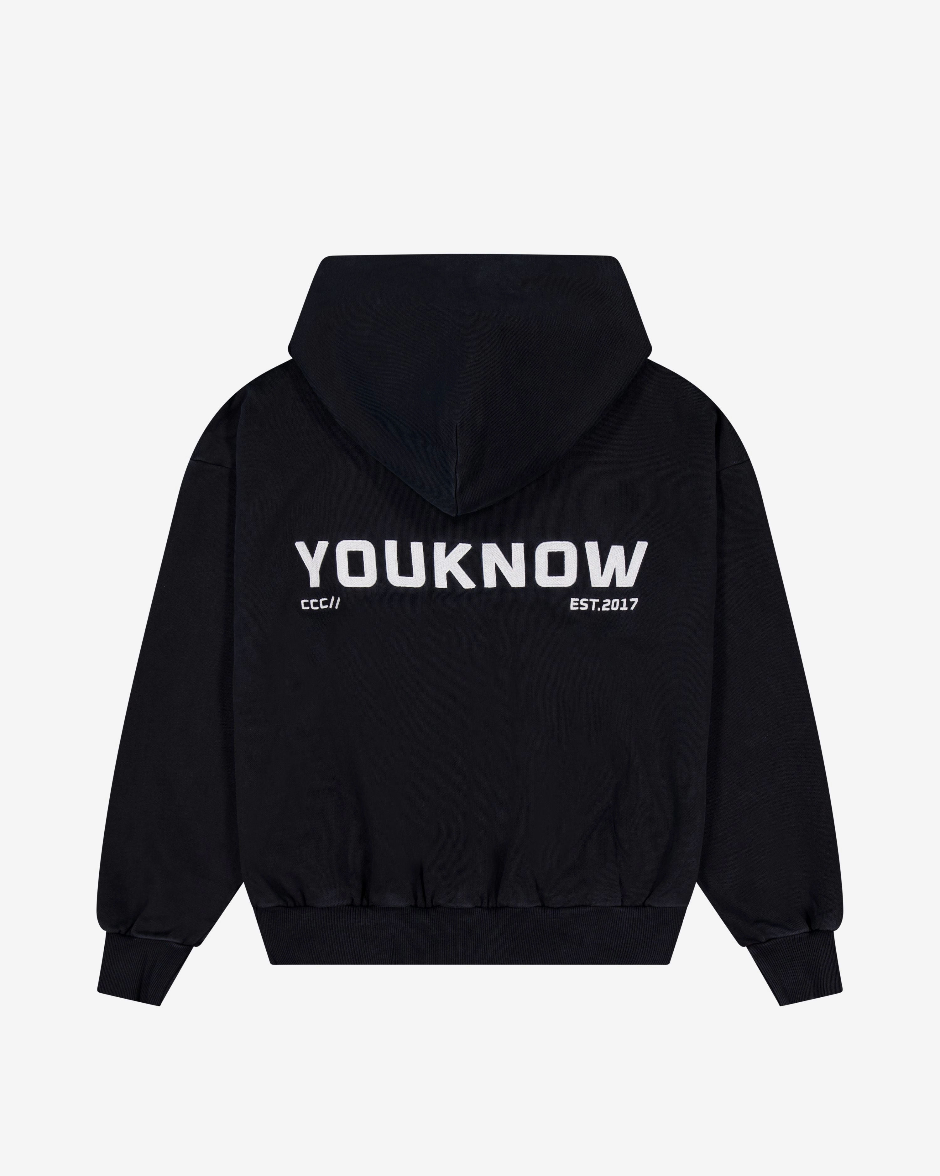 Cozy Vibe Recon Hoodie | Washed Black