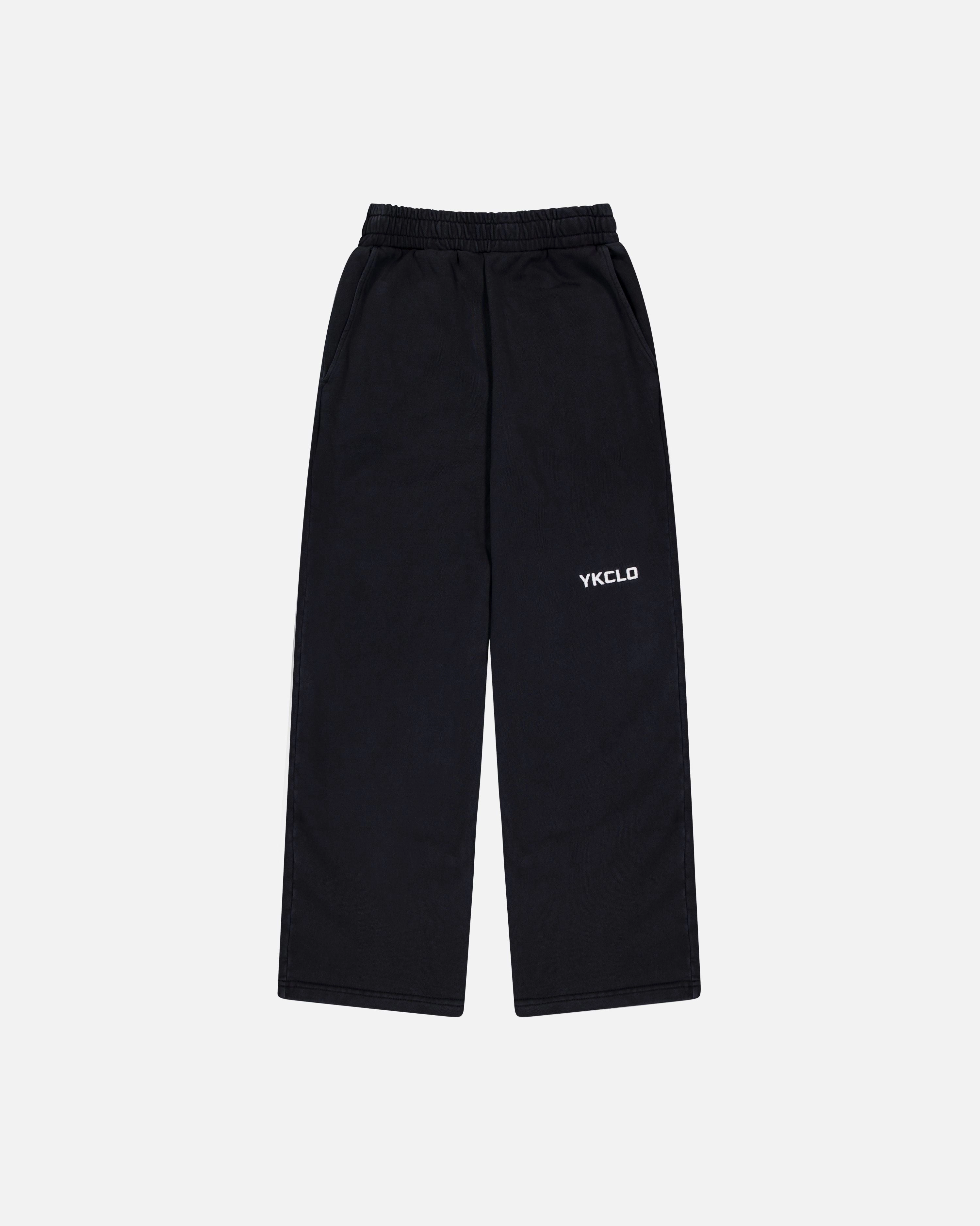 Wide fit Recon Sweatpants | Washed Black