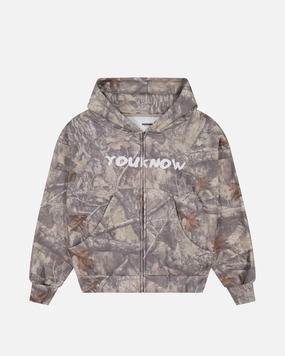 Recon Zip Up Hoodie | Camo Giraffe like Autumn Staple