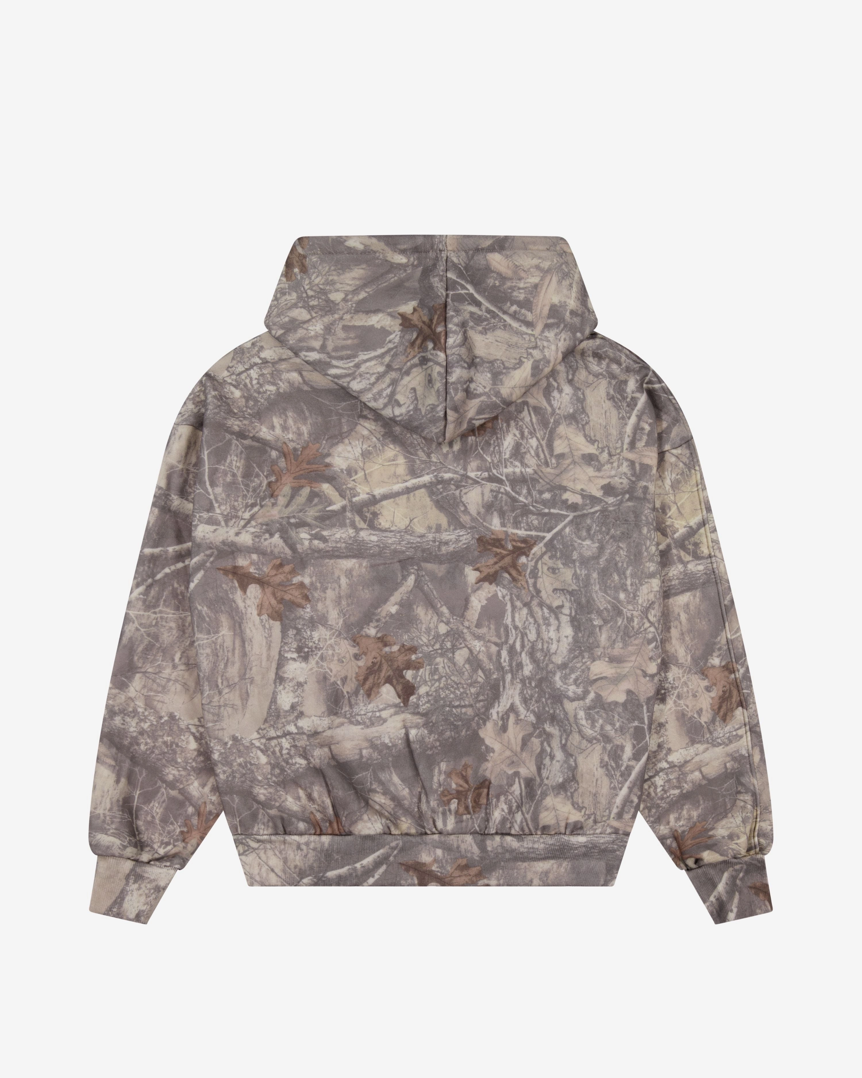 Recon Zip Up Hoodie | Camo Ribbed Hemming
