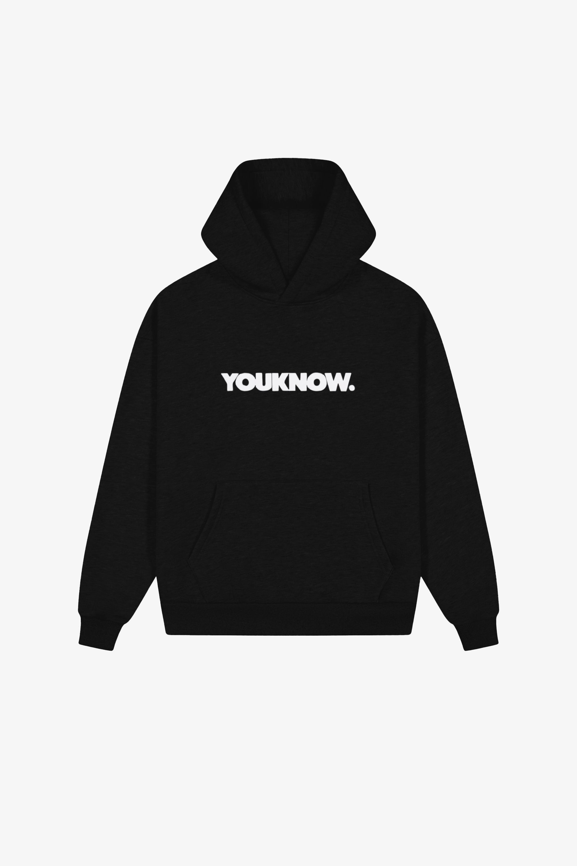 Regular Fit BLOCK HOODIE | Black