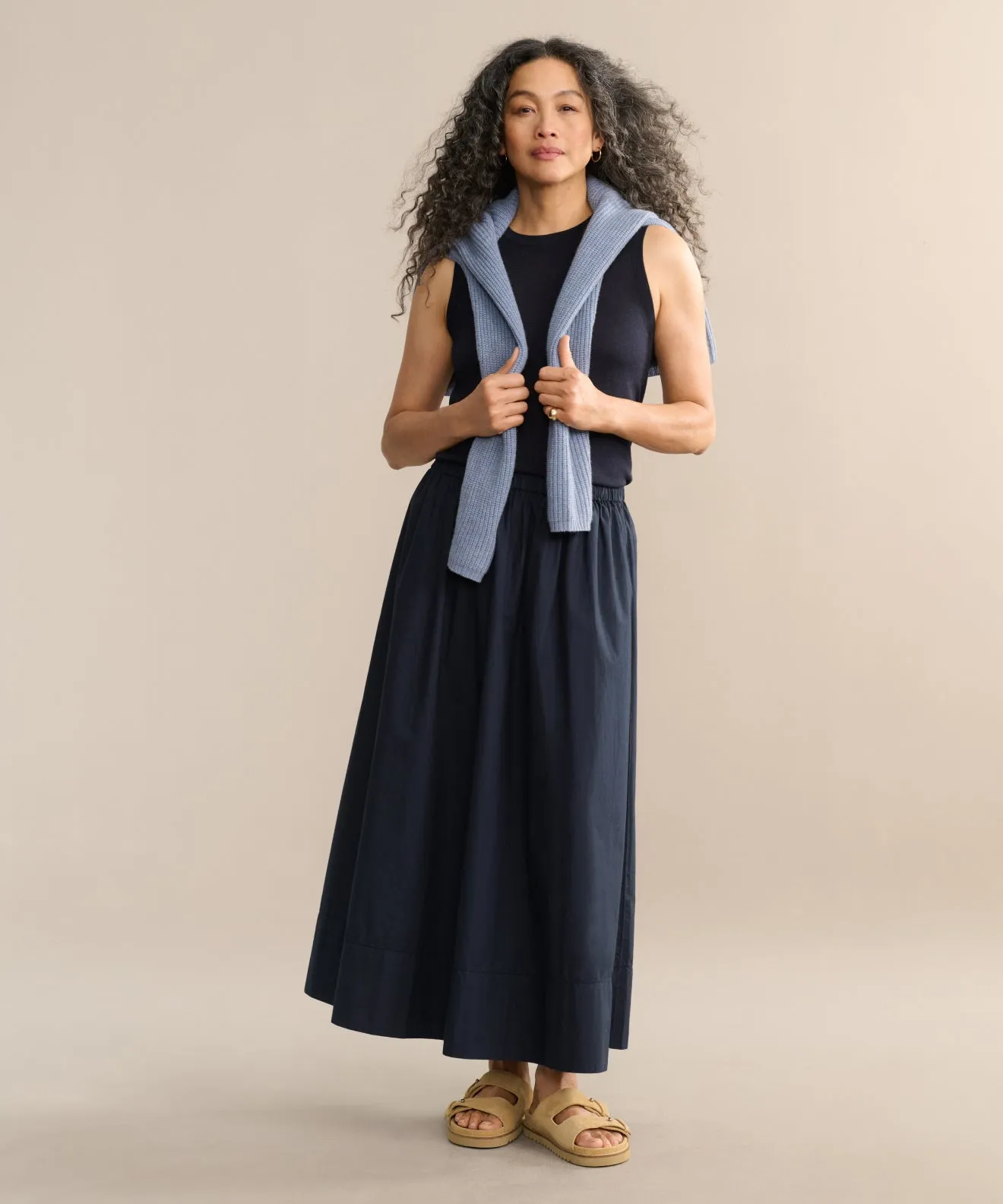 Statement Piece Elasticized Cuff Lauren Skirt