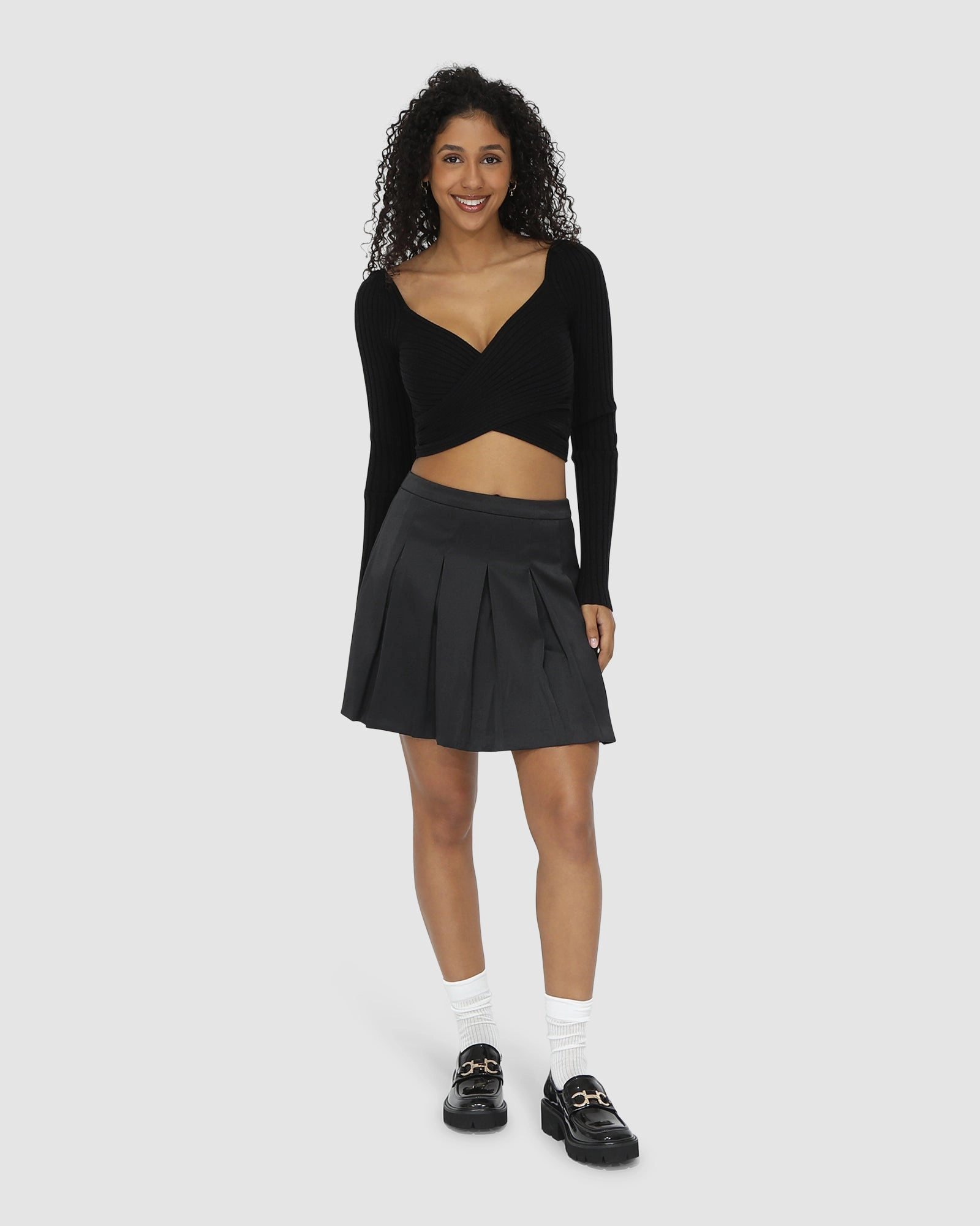 Palm Breeze Tennis Skort Cool Tone Minimalist Trim