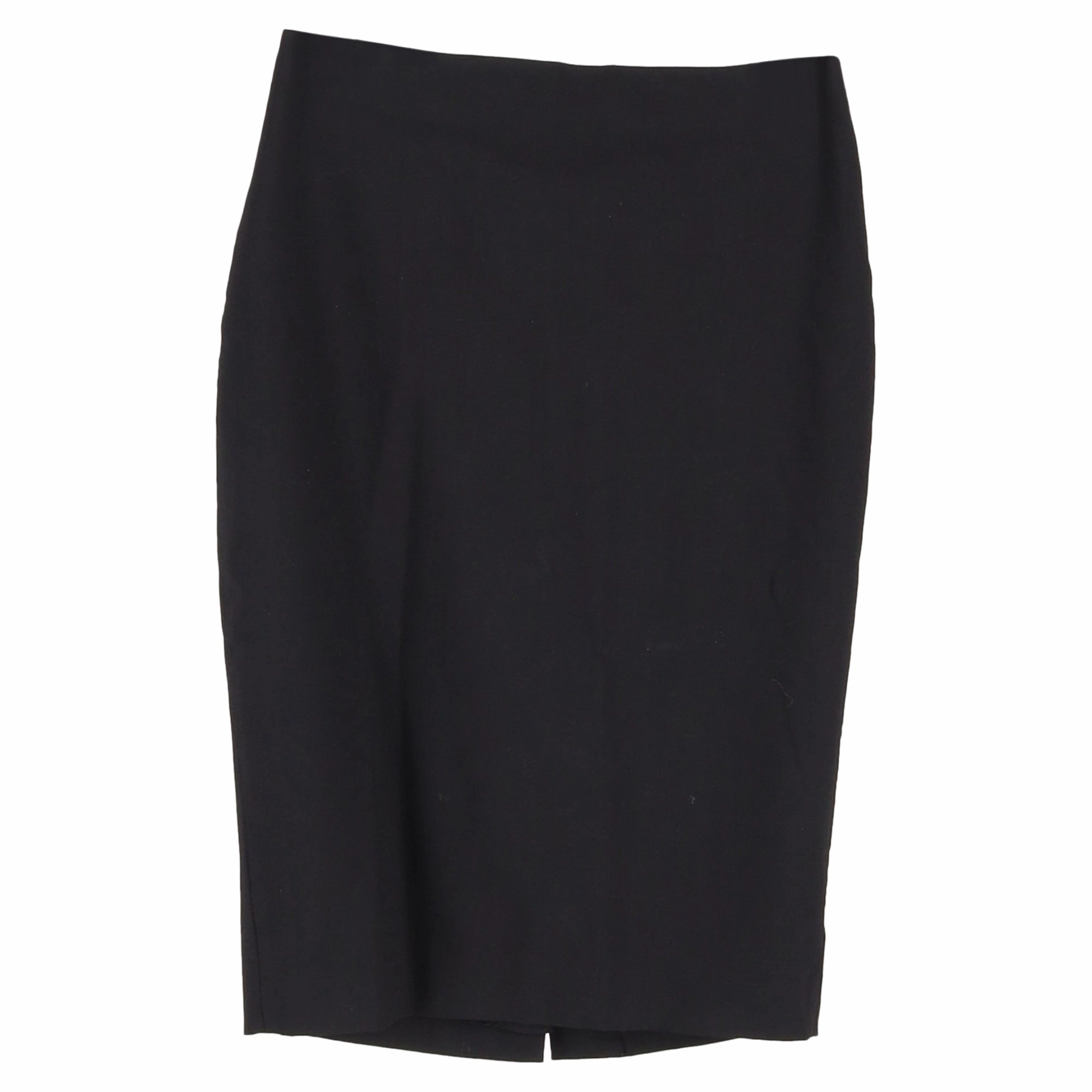 Theory Pencil Skirt in Black Polyester Elegant Flow