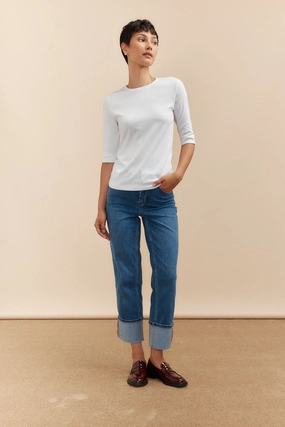 Cuffed jeans with urban cut Simple Choice Street Inspired