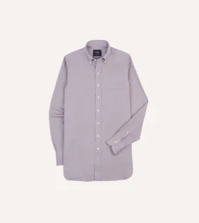 Lilac Pinpoint Oxford Cotton Cloth Button-Down Shirt Sustainable production