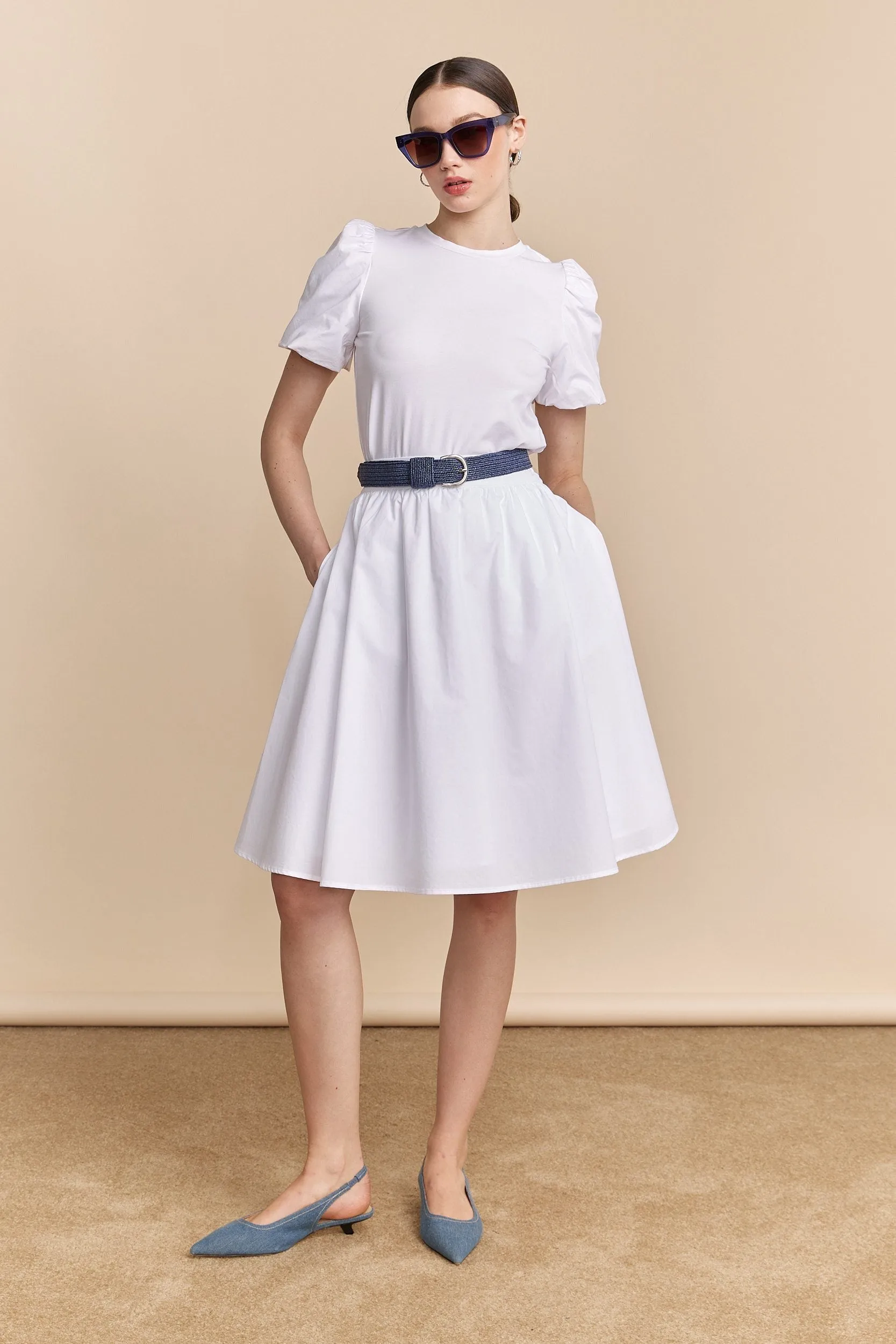 Skirt with elastic waist Minimal Look Artistic Influence
