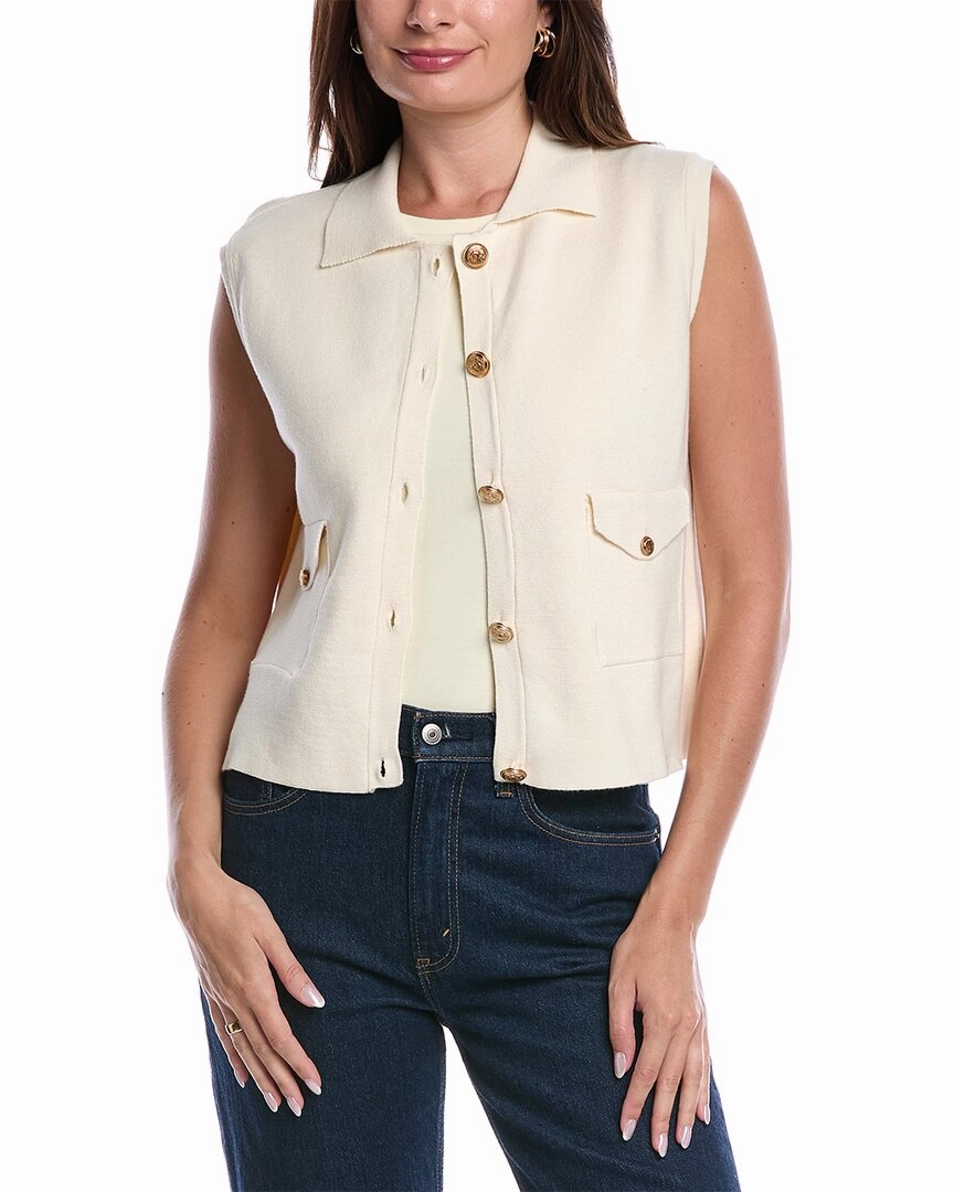 ANNA KAY Vayama Cashmere-Blend Cardigan Breathable mesh lining Chilly Knit