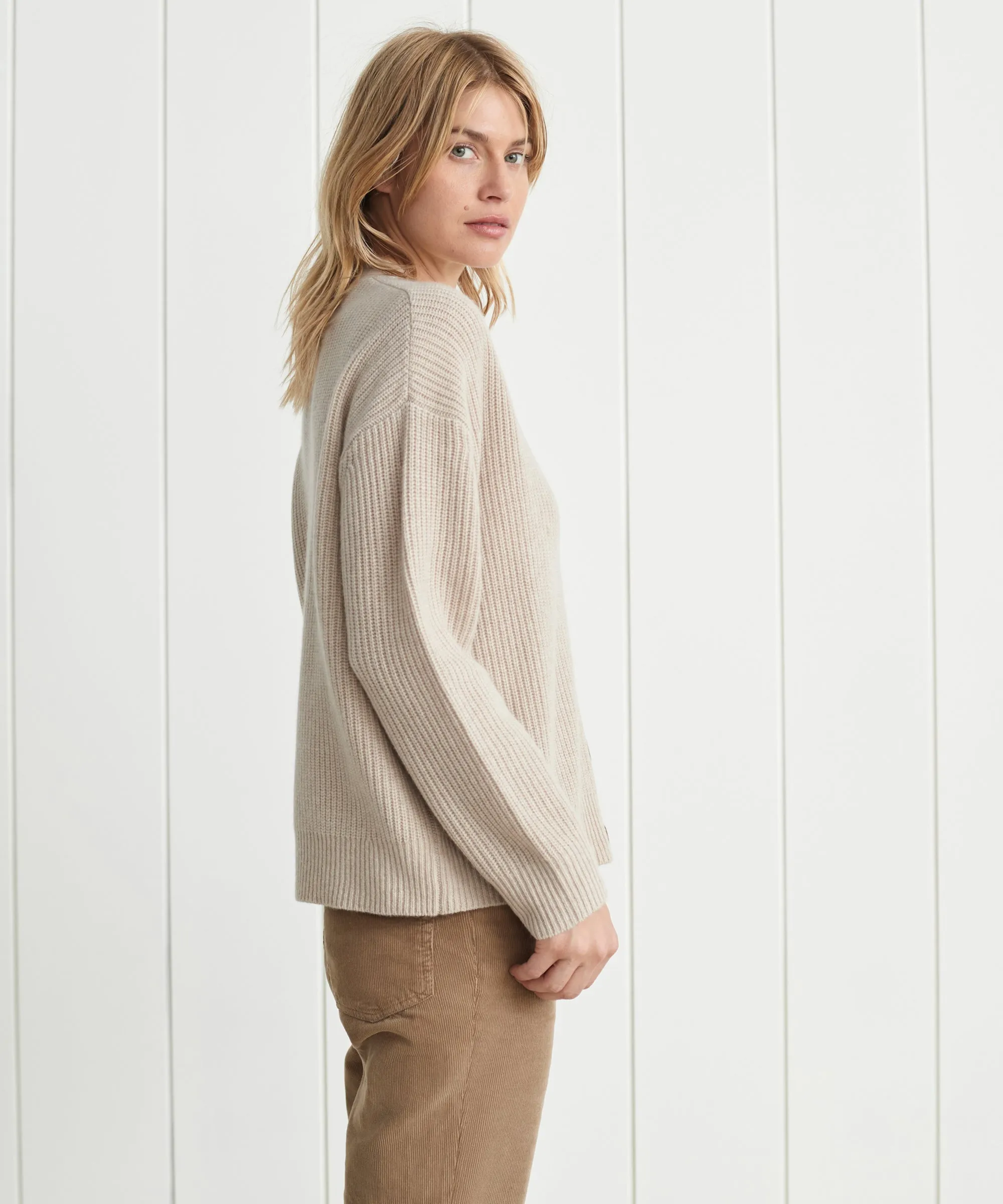 Cropped Cashmere Cocoon Cardigan Daily Style