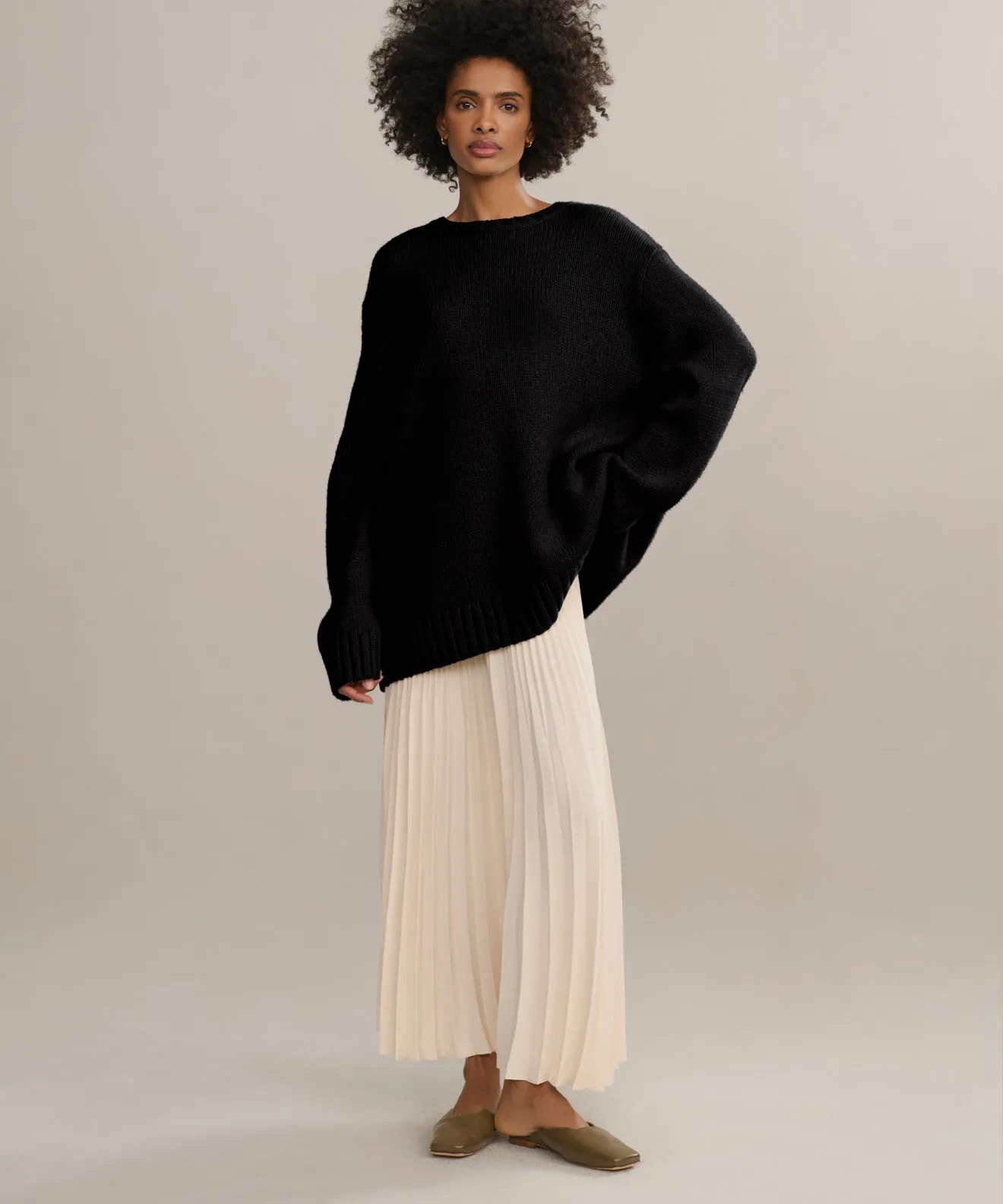 Layer Trend Daily Favorite Cashmere Amelia Crewneck