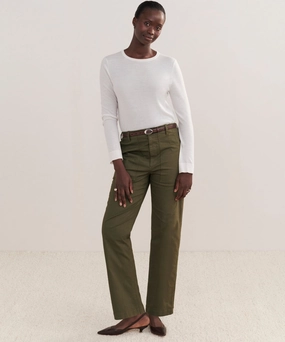 Relaxed Army Pant Stretchy Waist