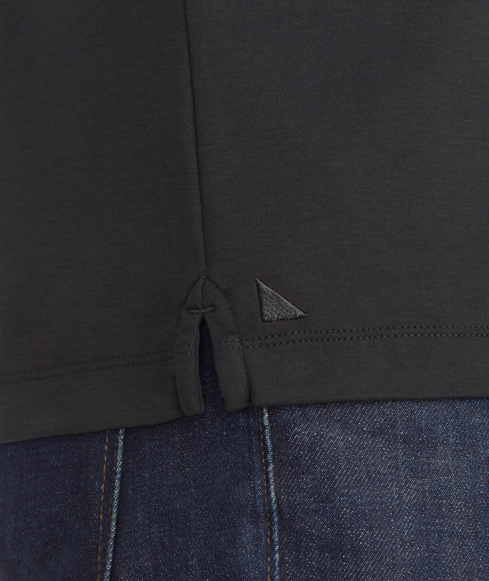 Wrinkle-Free Damaschino Long-Sleeve Polo MoistureManagement System