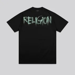RELIGION BRUSH T-SHIRT BLACK Stylish Layering