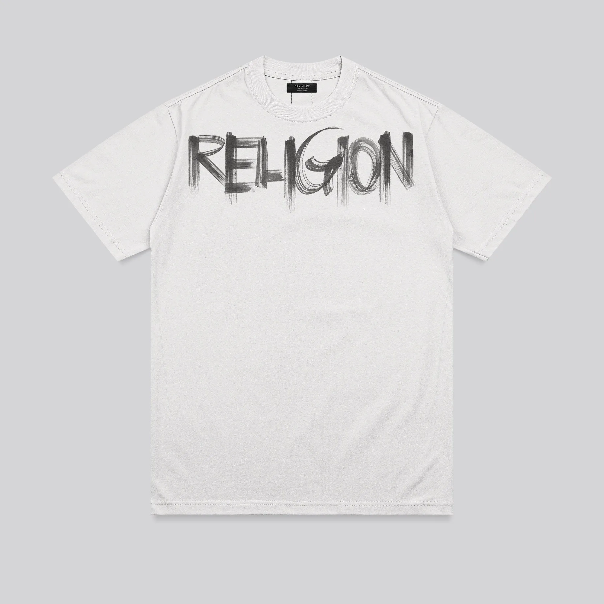 RELIGION BRUSH T-SHIRT WINTER WHITE Urban Fashion Look