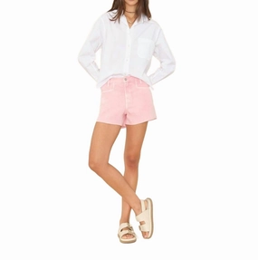 hypoallergenic material Breathable Cut Renner Short In Pink Sand