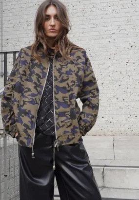 Calm Day Fit Water Resistant RESPECT JACKET KHAKI CAMO
