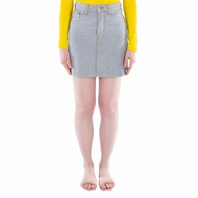 Burberry EKD Jacquard Denim Skirt Breathable fabric