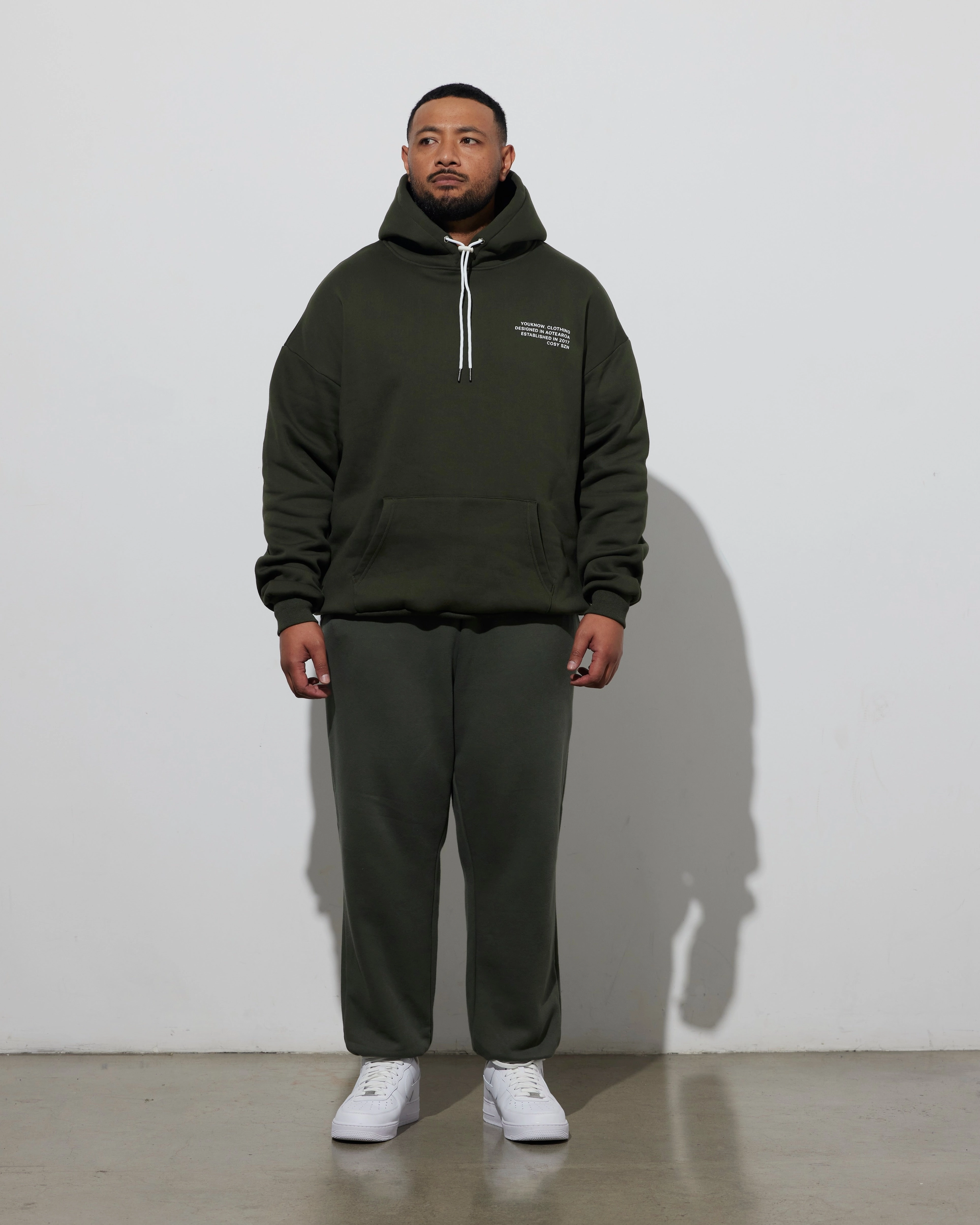 Thermal Reflective Lining Brushtail possum like Cosyszn Hoodie | Olive