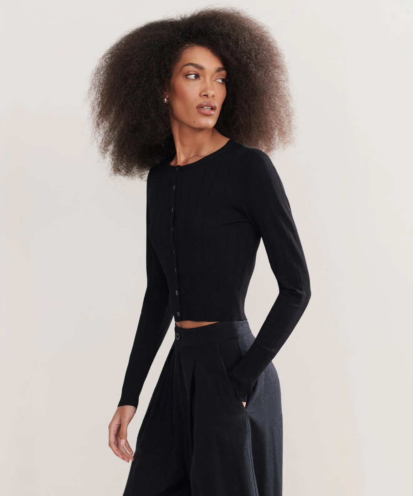 Multi Directional Stretch Chill Weather Ribbed Finley Cardigan
