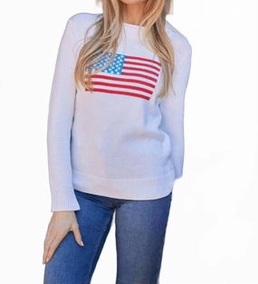 Trendy Design Relaxed Layers Roll Neck Flag Sweater In Ivory