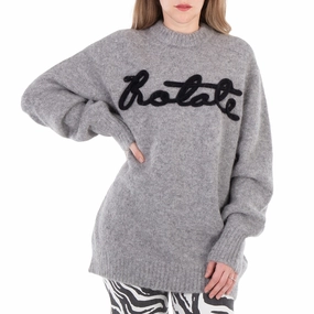 Effortless knitwear Rotate Oversized Knitted Logo Jumper