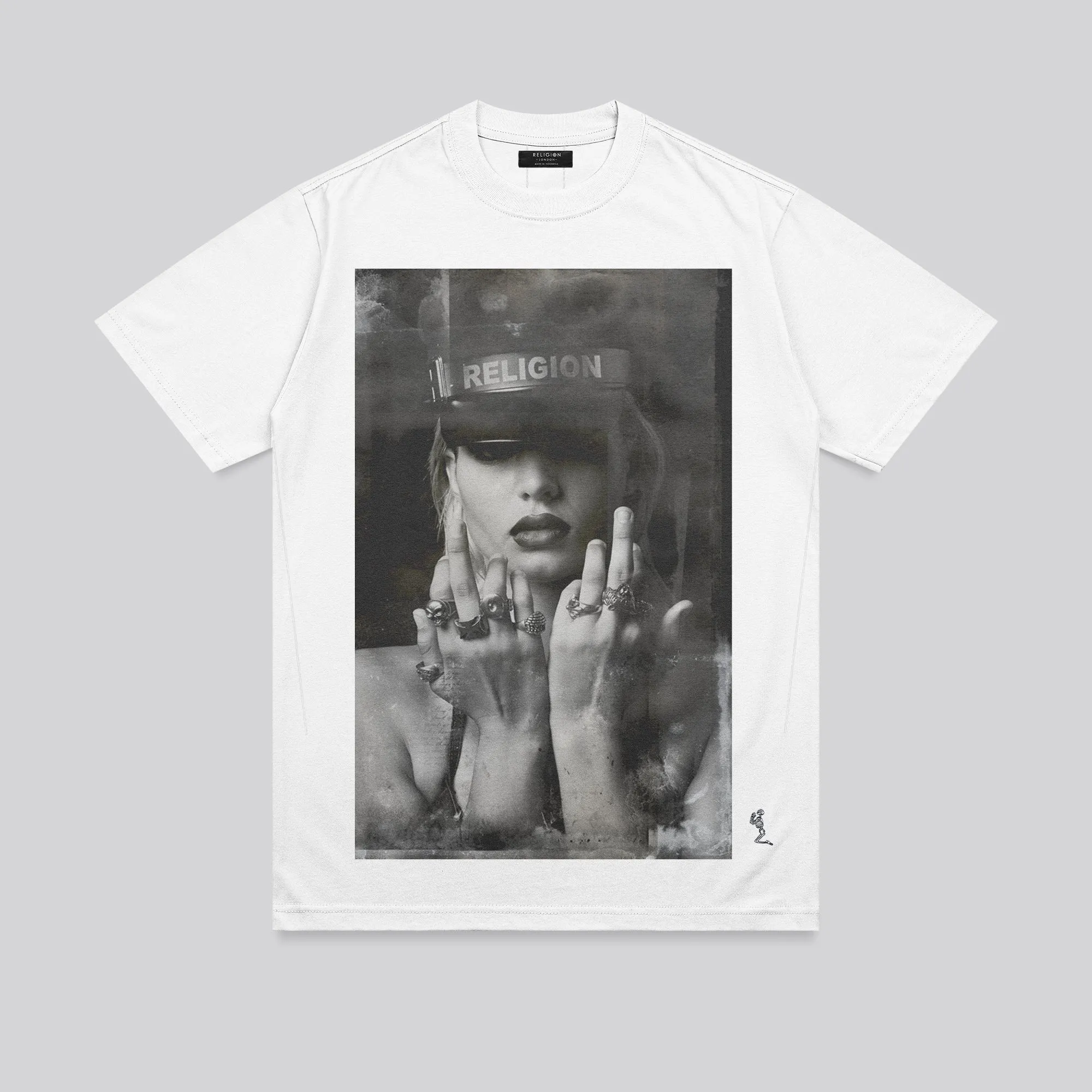 SALUTE T-SHIRT WHITE Active Style Durable Knitwear