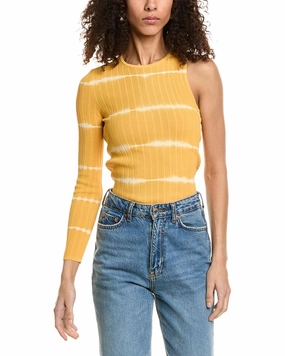 Soft Knit Sandro One-Sleeve Top