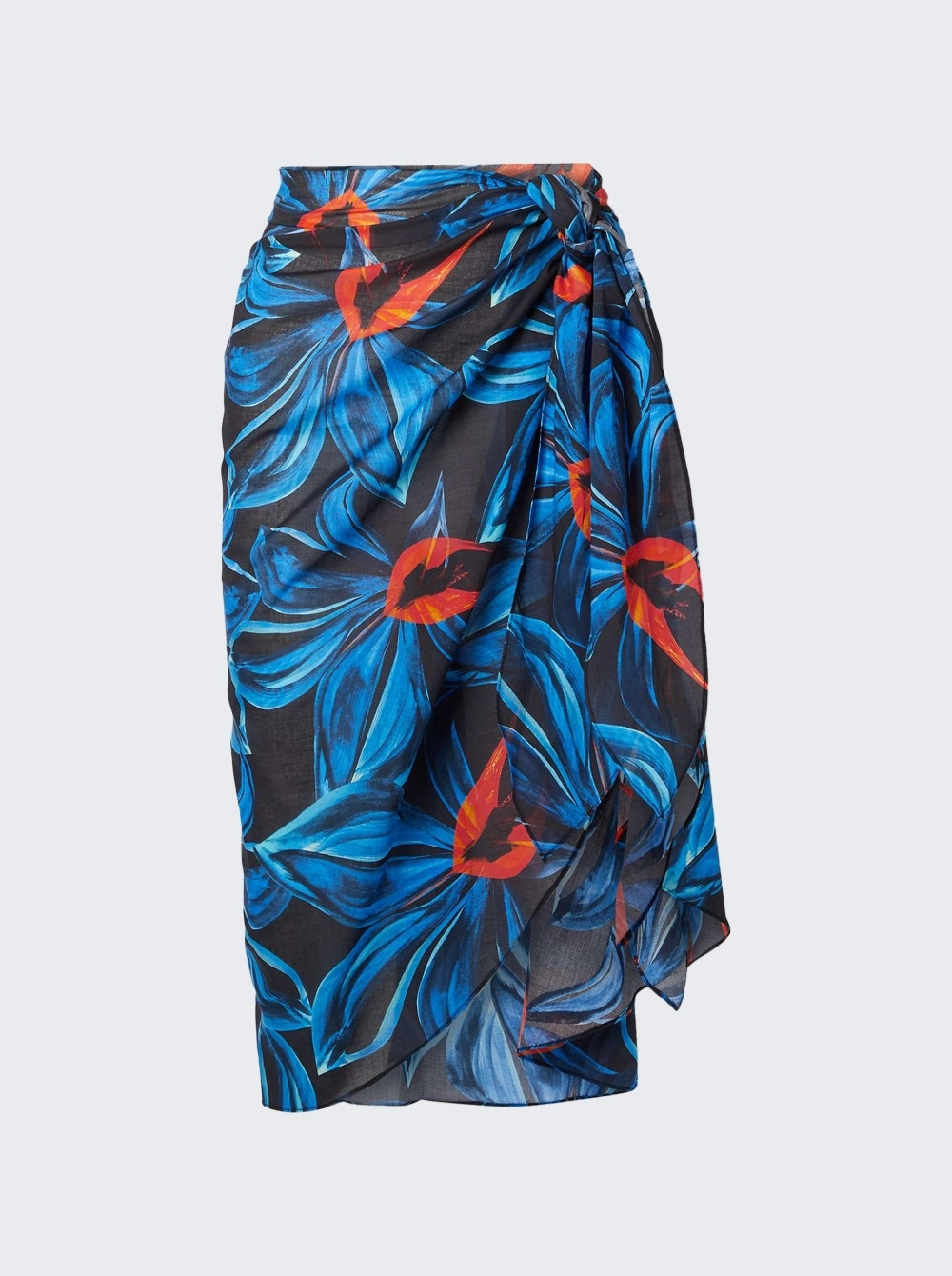 Sarong With Ties Pocket Design Exclusive Drop