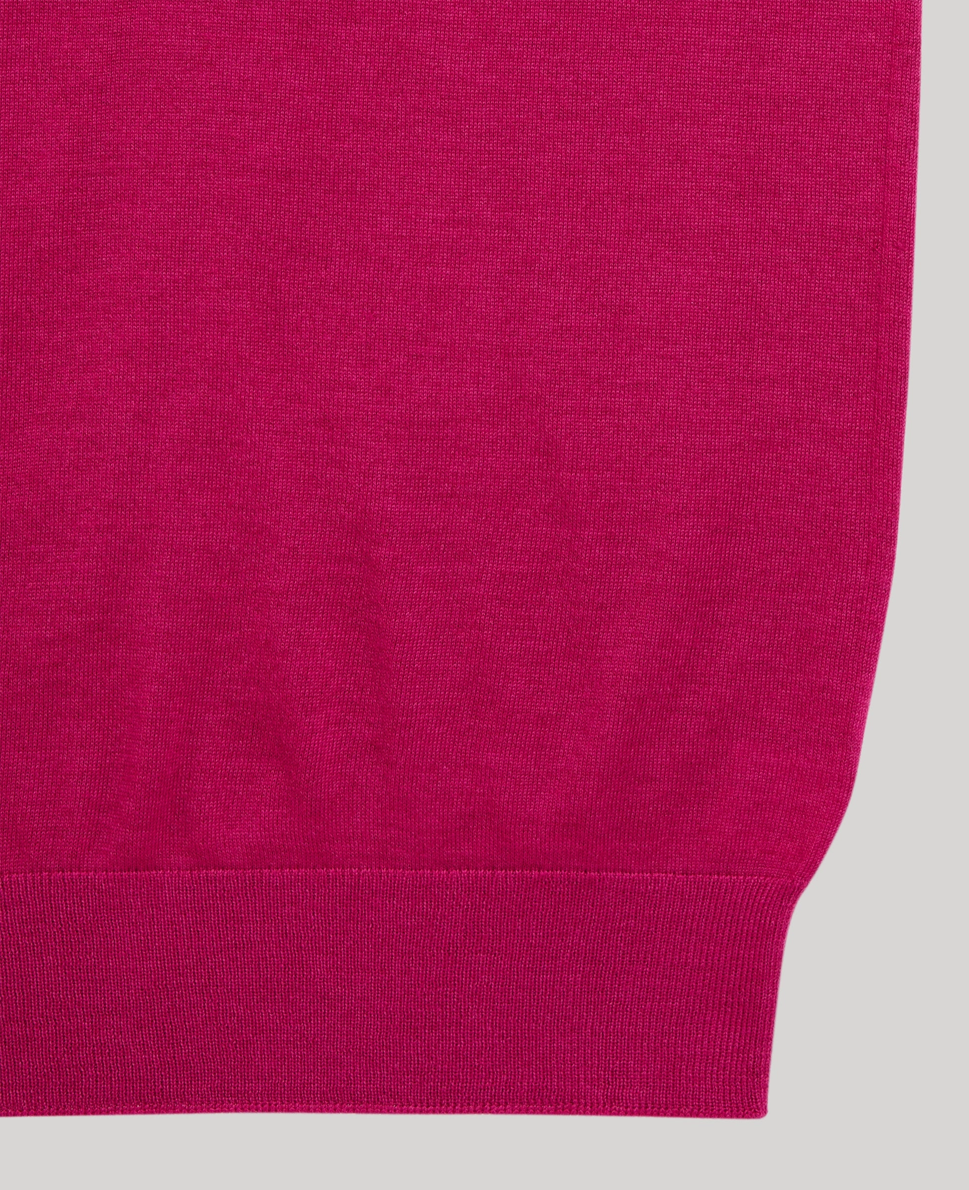 Sascha Short Sleeve Knitted Tee Spandex Integration Yarn Dyed