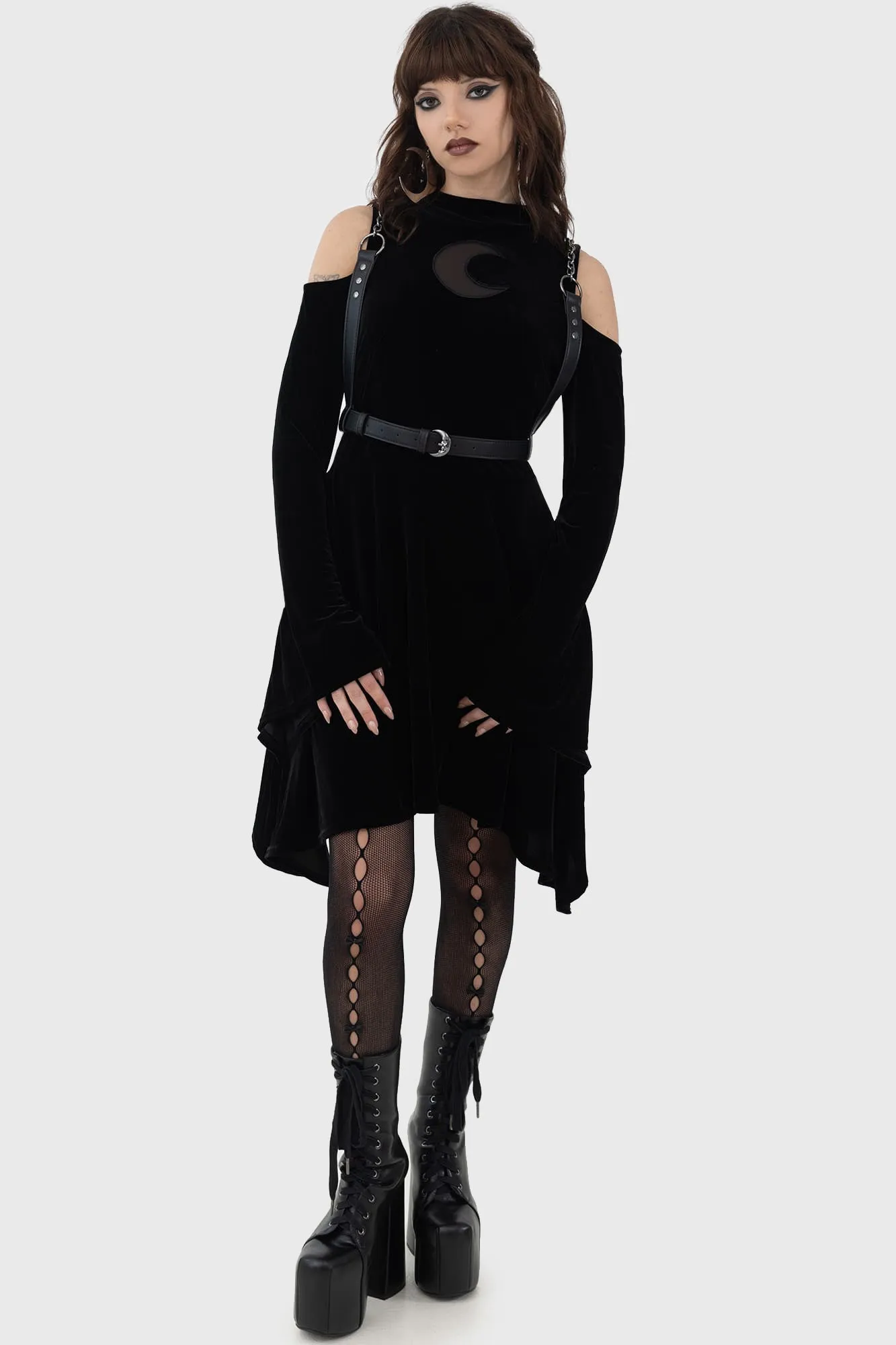 Skin Tone Cozy Layering Alacine Dress