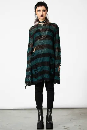 Oversized Fit Sea Punk Knit Sweater